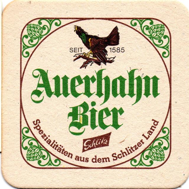 schlitz vb-he auerhahn quad 1a (185-grne ornamente in den ecken)